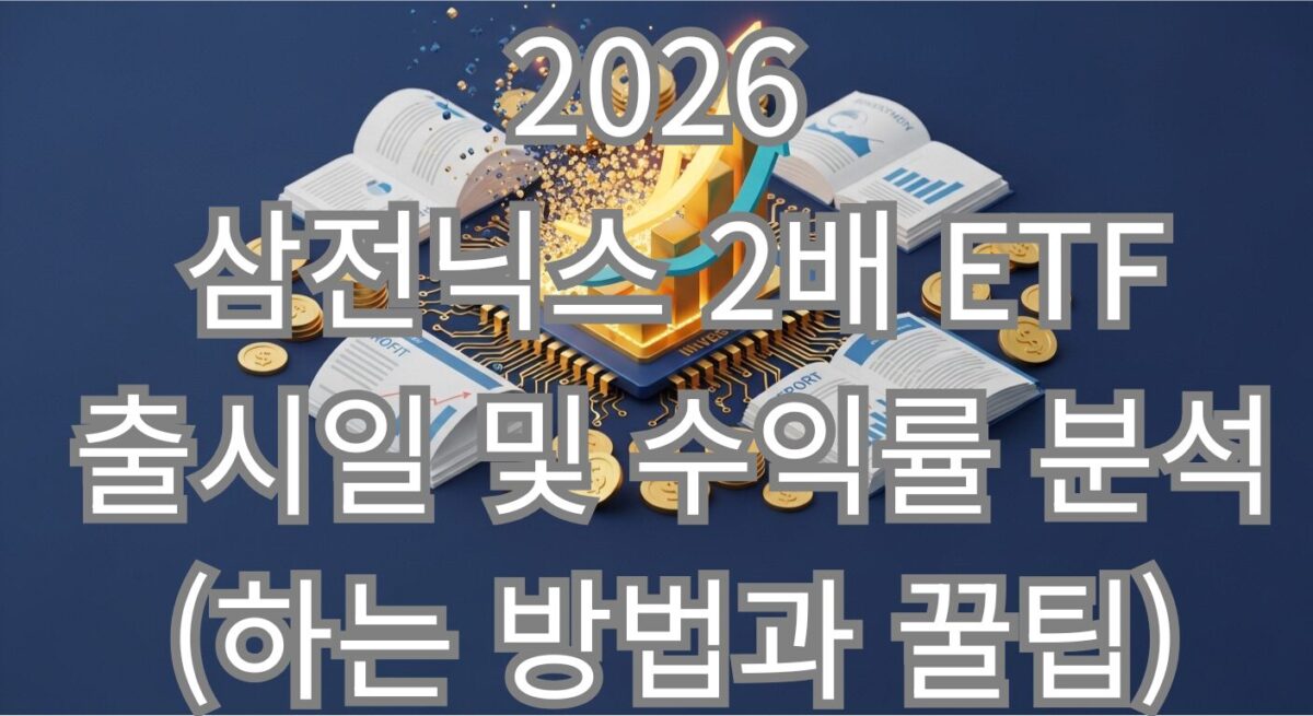 2026 삼전닉스 2배 ETF 출시일 및 수익률 분석 (하는 방법과 꿀팁)
