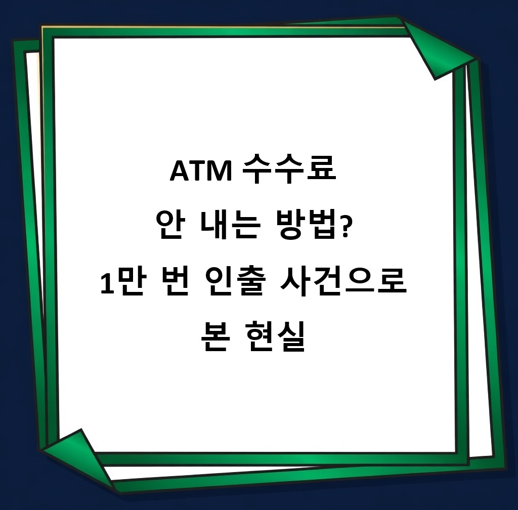 atm-cash-withdrawal-fee-free-card,ATM 현금 인출 수수료 아끼는 법 2026(+면제 카드 총정리).jpg