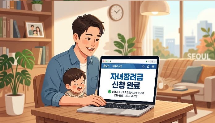 2026 자녀장려금 신청 방법, 안내문 못 받아도 홈택스에서 직접 신청하면 똑같이 받을 수 있습니다