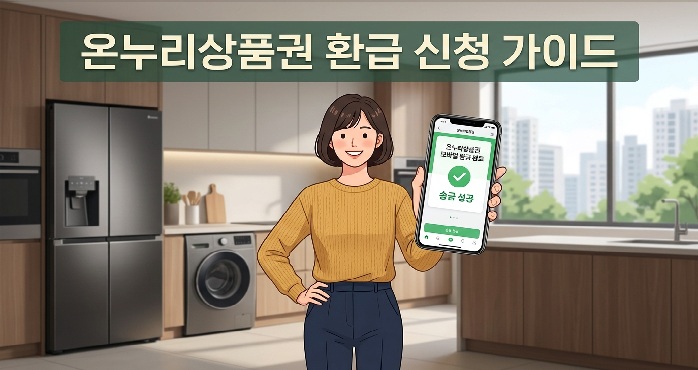 삼성전자 온누리상품권 환급 신청방법, 자동 지급 아니라는 것 모르면 4주 지나고 후회합니다