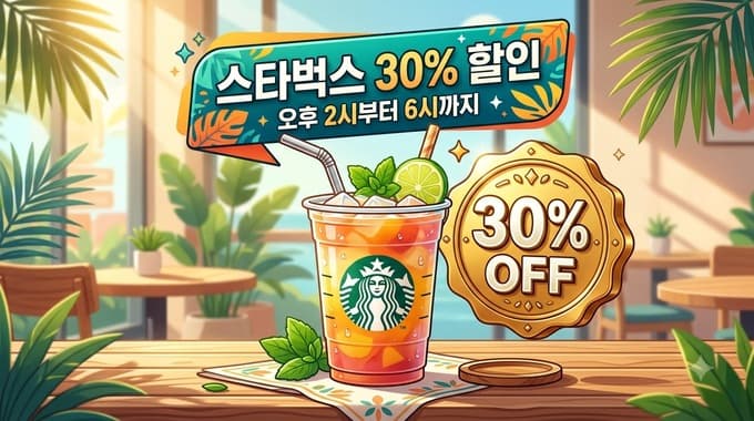 스타벅스 서머 해피 아워
